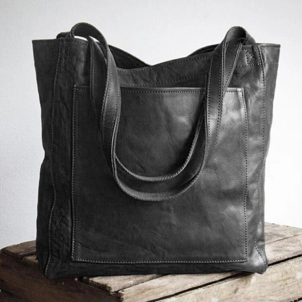 Frida | Läderhandväska Dam – Lyxig Och Rymlig Design Elegant Stil 7