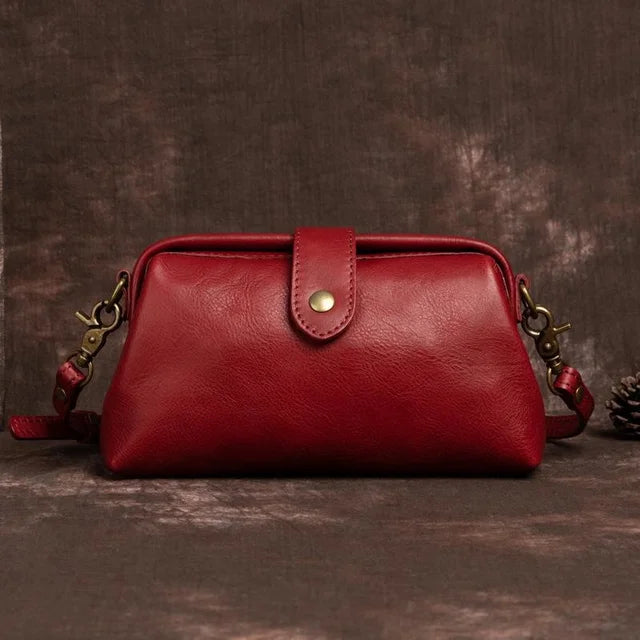 Jet | Handgjord Läder Axelväska Dam – Vintage Tidlös Elegans 12