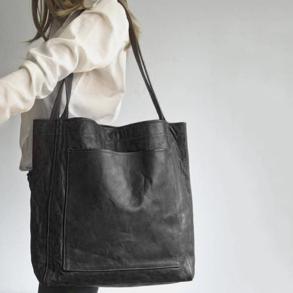Frida | Läderhandväska Dam – Lyxig Och Rymlig Design Elegant Stil 4