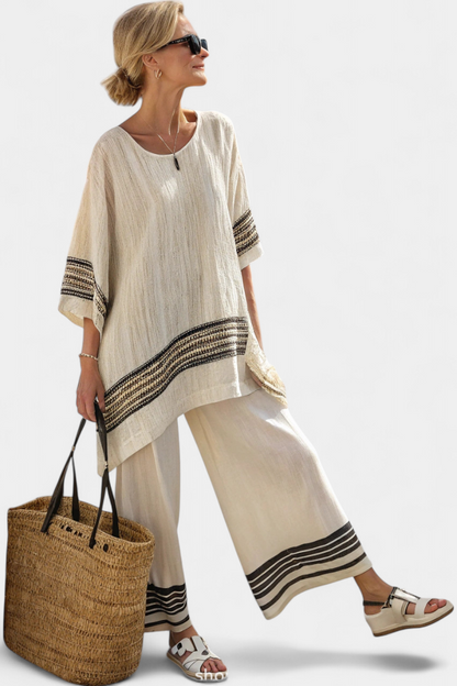 Anila – Elegant tvådelat linneset