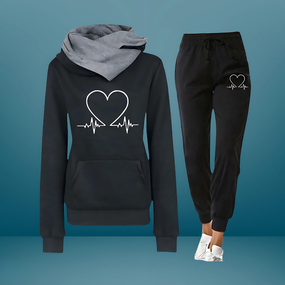 LieBenfit | Love Fit Ensemble - Mjuk Joggingdräkt För Känsla Av Kärlek Och Komfort-5