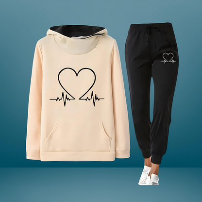 LieBenfit | Love Fit Ensemble - Mjuk Joggingdräkt För Känsla Av Kärlek Och Komfort-4
