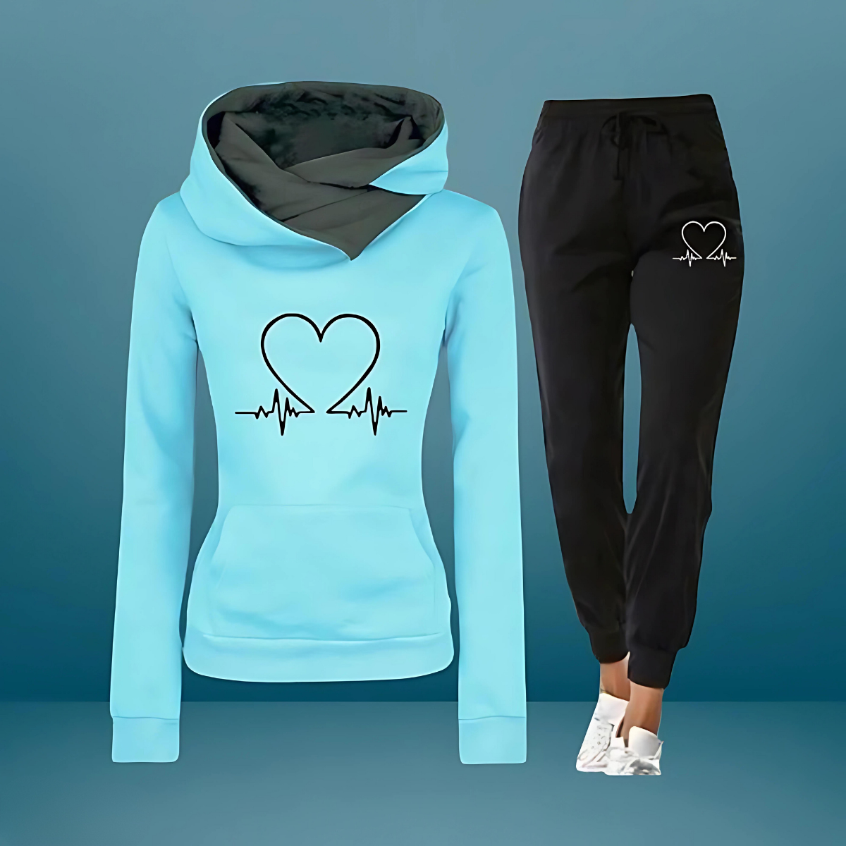 LieBenfit | Love Fit Ensemble - Mjuk Joggingdräkt För Känsla Av Kärlek Och Komfort-2