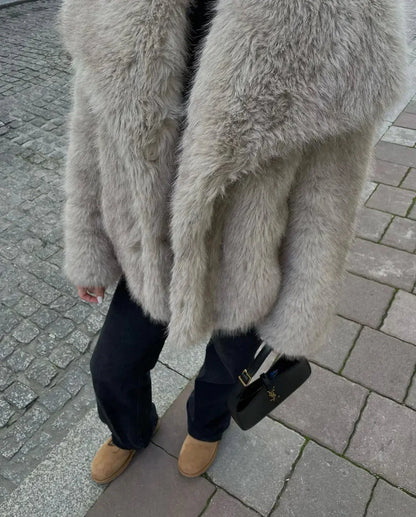 Macy | Elegant Faux Pälsrock – För Stil Och Värme 11