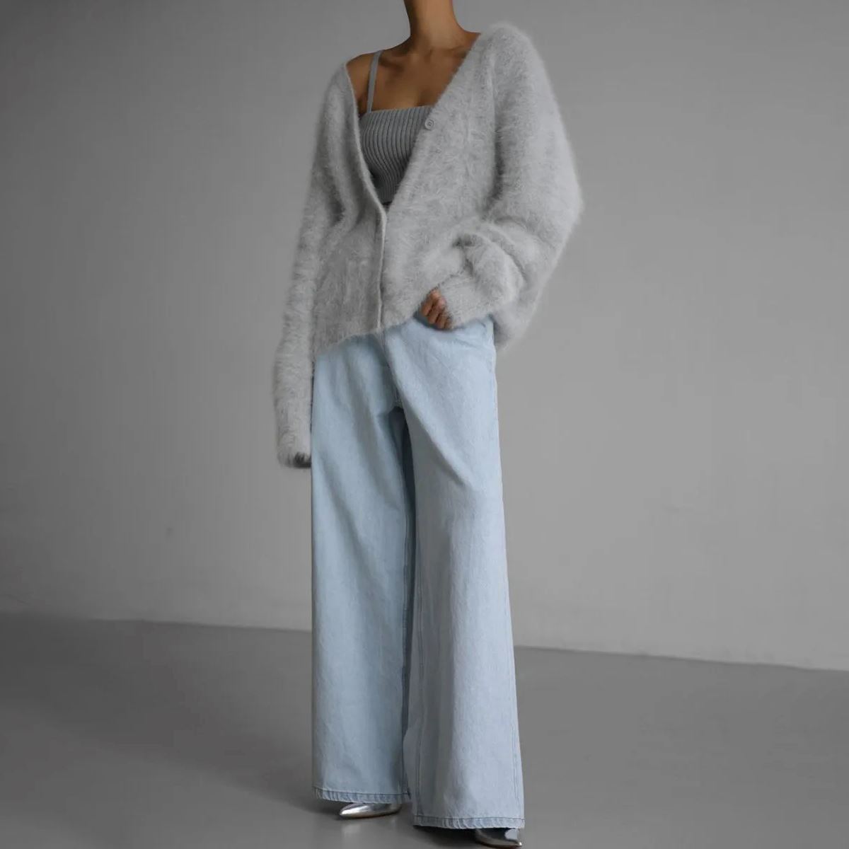 Variant image for Päls Cardigan - Ultra-Mjuk och Tidlös Design för Värme och Stil-4