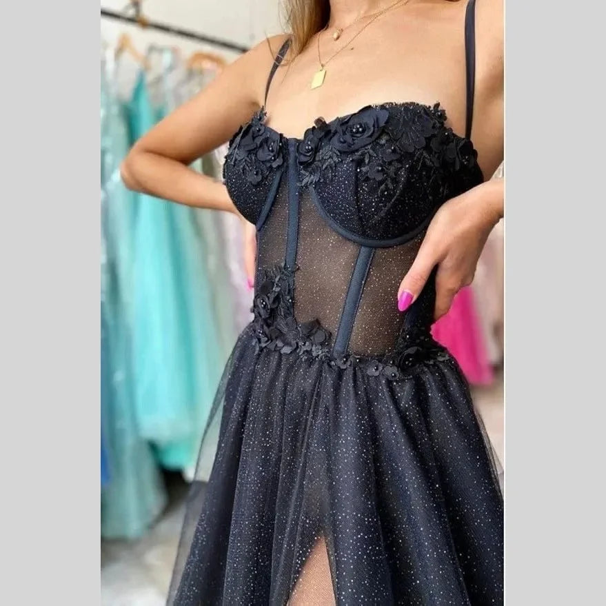 Gunilla | Glamourös Glitter Klänning Dam – För Speciella Tillfällen 3