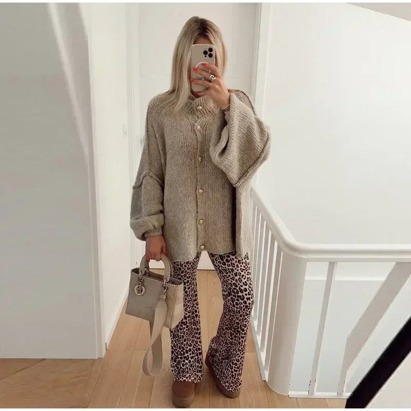 Mia | O-Neck Cardigan Sweater