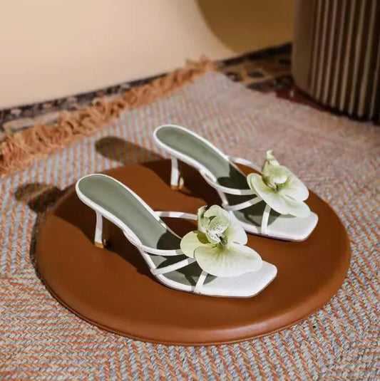 Mabelle | Eleganta Dam Sandaler – Blommig Design För Sommar 1