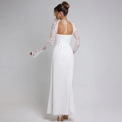 Viva | Elegant Rygglös Klänning – Sofistikerad Look Med Flytande Silhuett 4