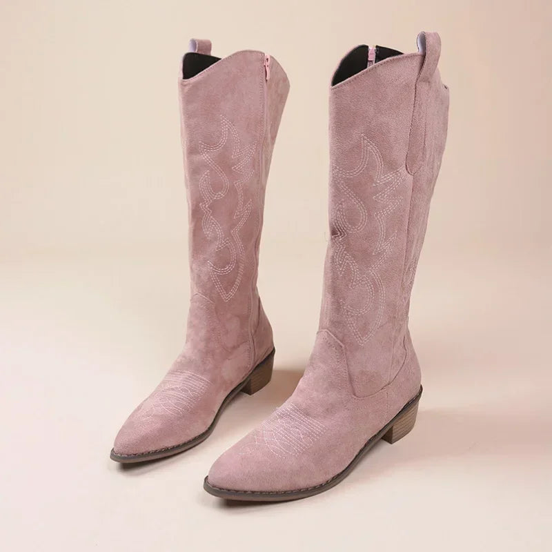 Tabitha | Eleganta Broderade Cowboy Stövlar Dam – För Varje Tillfälle 4