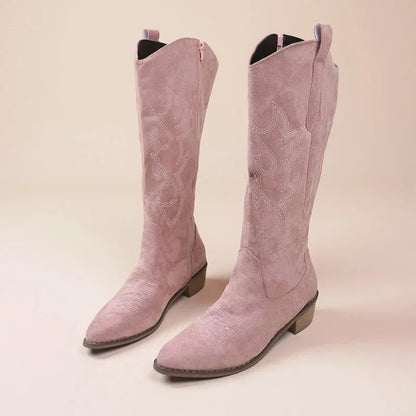 Tabitha | Eleganta Broderade Cowboy Stövlar Dam – För Varje Tillfälle 4