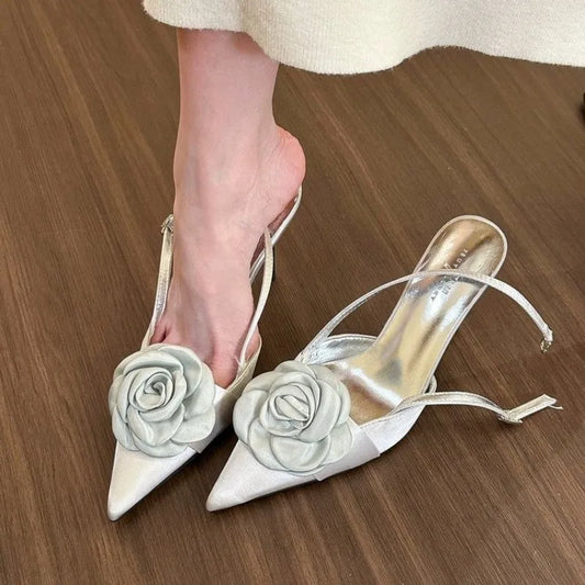Dimmig | Eleganta Höga Klackar – Blommönster För En Stilfull Look 1