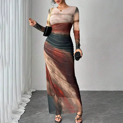 Yanisha | Elegant Maxi-Klänning för Alla Tillfällen med Sofistikerad Design-3
