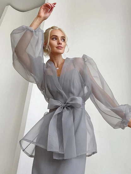 Stephanie | Elegant Chiffongblus För Dam – Perfekt För Alla Tillfällen 6