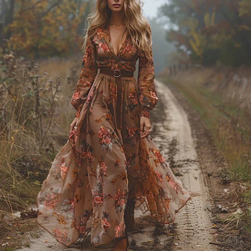 Helene | Vintageinspirerad Klänning Dam – Hög Midja För Tidlös Elegans 4