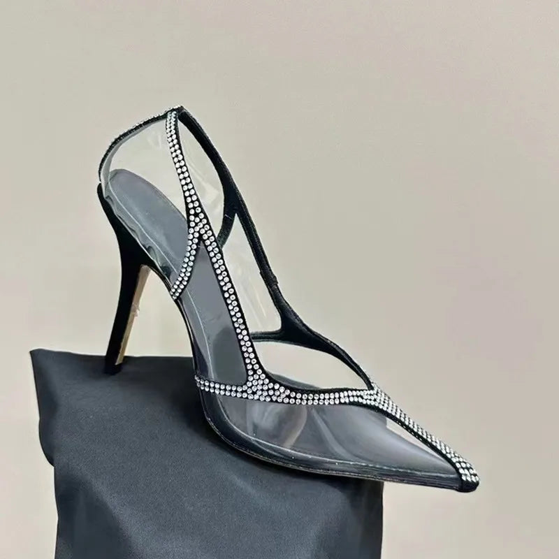 Joycel | Eleganta Dam Sandaler – Rhinestones För Glamourösa Tillfällen 6