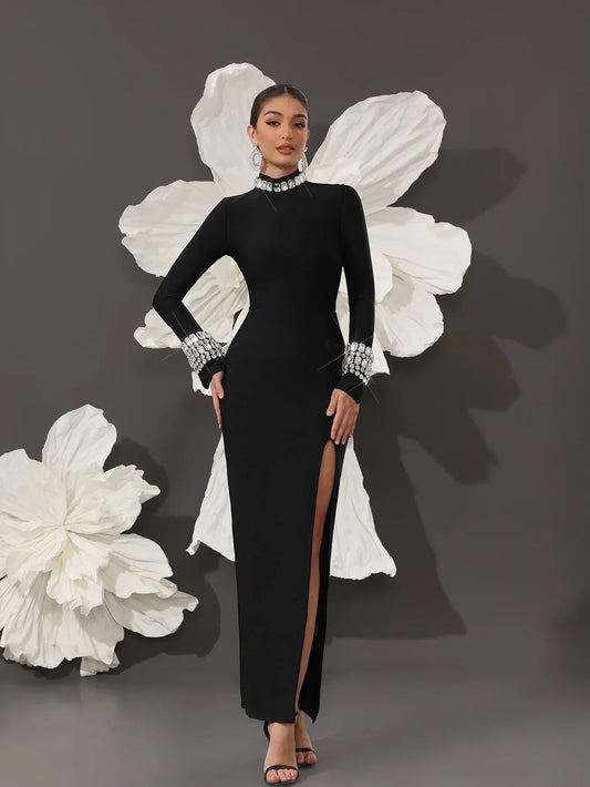 Nazanin | Elegant Bandageklänning - Kroppskramande Passform För Kvällsevenemang 1