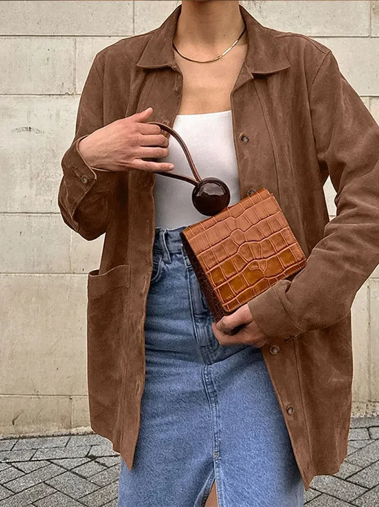 Urielle | Lyxig Mockaskjorta – För En Avslappnad Stil och Elegant Look 2