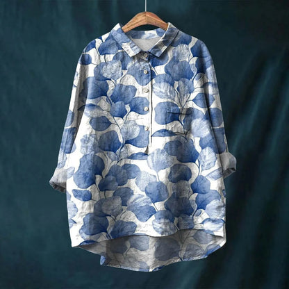 Amailia | Elegant Vit Blus – Tidlös Stil Och Komfort 7