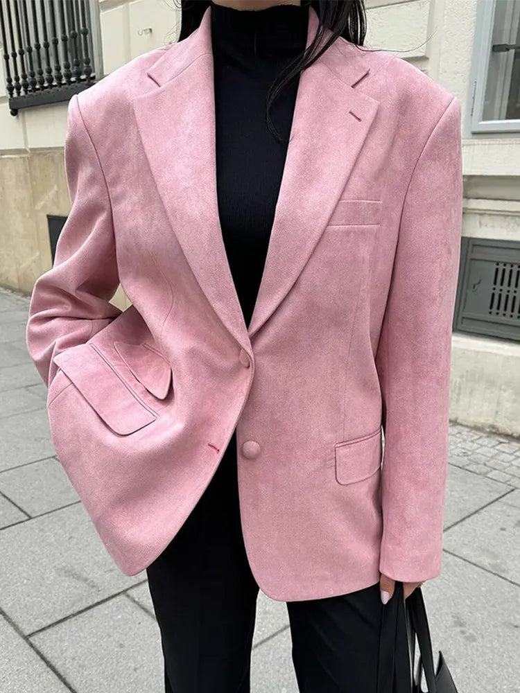 Erina | Elegant Rosa Kostymjacka – För Professionella Och Formella Tillfällen 3