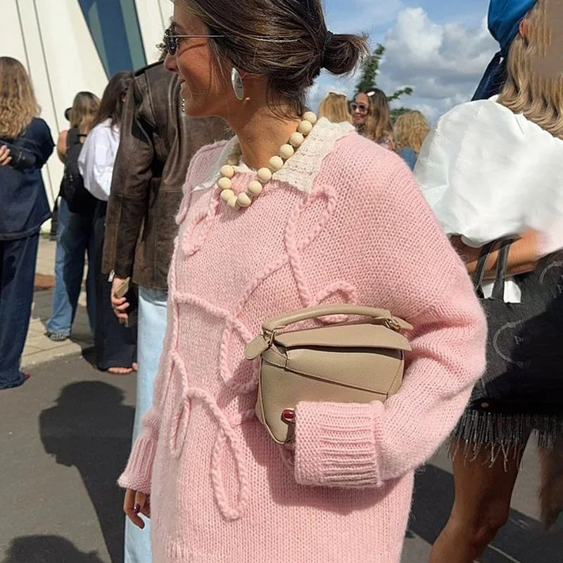 Kath | Elegant Stickad Tröja Dam – Komfort och Stil 8