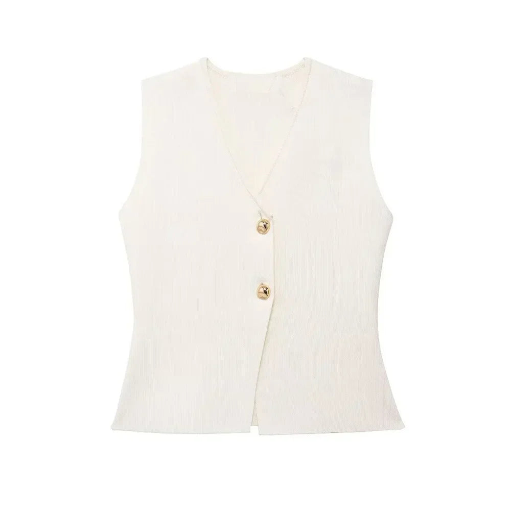 Nela | Elegant Ärmlös Gilet – För Mångsidig Styling och Komfort 4