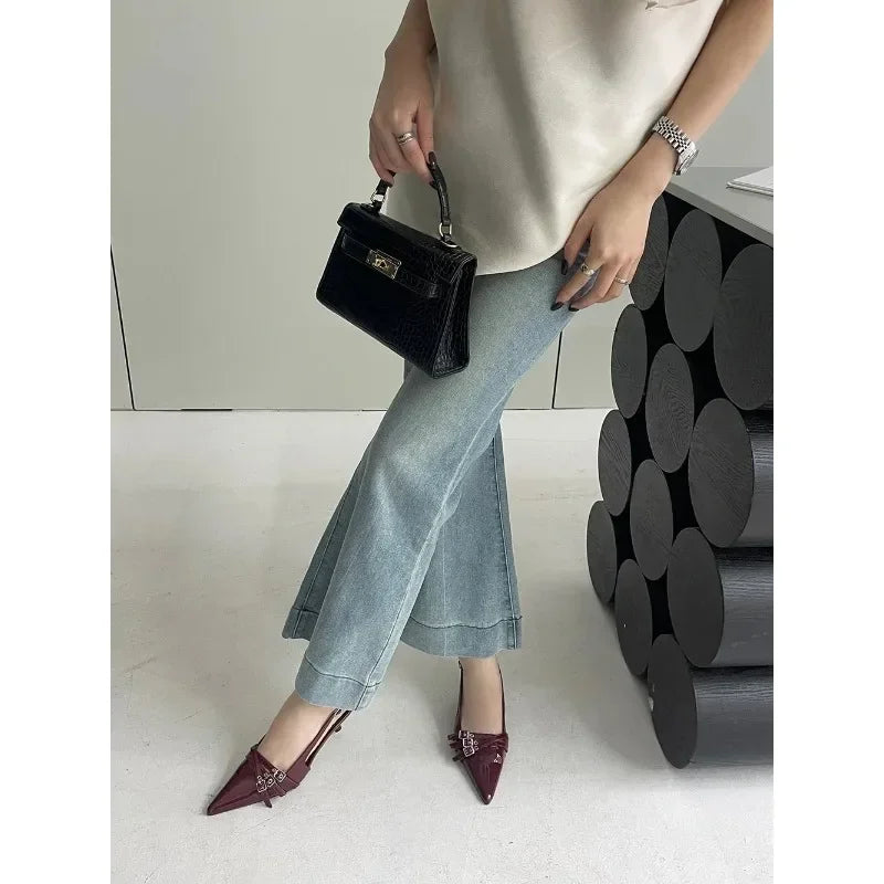 Mira | Eleganta Dam Sandaler – Spetsig Tå För Stil Och Komfort 8