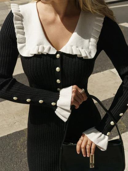 Felicity | Elegant Grön Maxiklänning Dam – Rufsad Design för Alla Tillfällen 10
