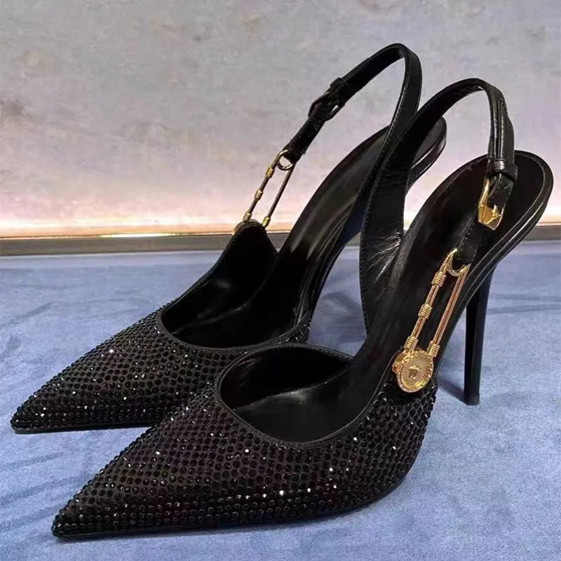 Quiana | Glamorösa Slingbacks – Strass och Paljetter För Eleganta Tillfällen 3