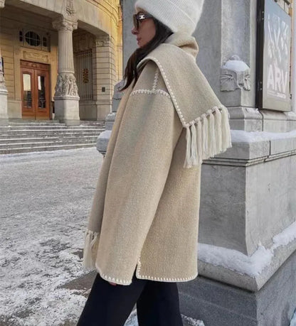 Vincenza | Tidlös Ullkappa för Höst och Vinter – Enkelbröstad Design 3