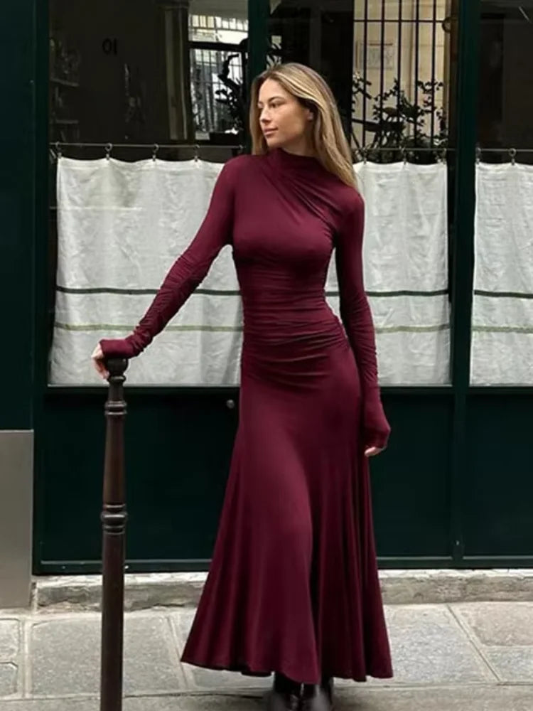 Sienna | Retro Röd A-Line Klänning Dam – Tidlös Elegans För Varje Tillfälle 1