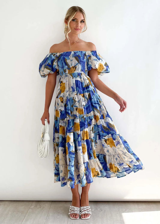 Marguerite | Blommig Klänning Dam – Perfekt Passform Och Komfort 1