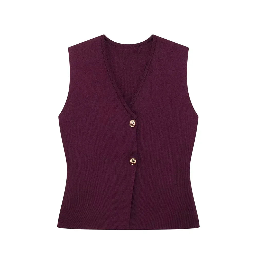 Nela | Elegant Ärmlös Gilet – För Mångsidig Styling och Komfort 7