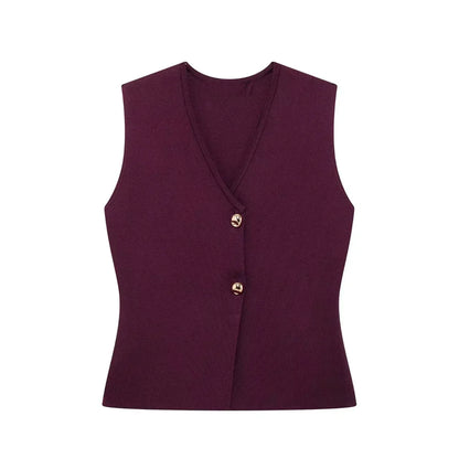 Nela | Elegant Ärmlös Gilet – För Mångsidig Styling och Komfort 7