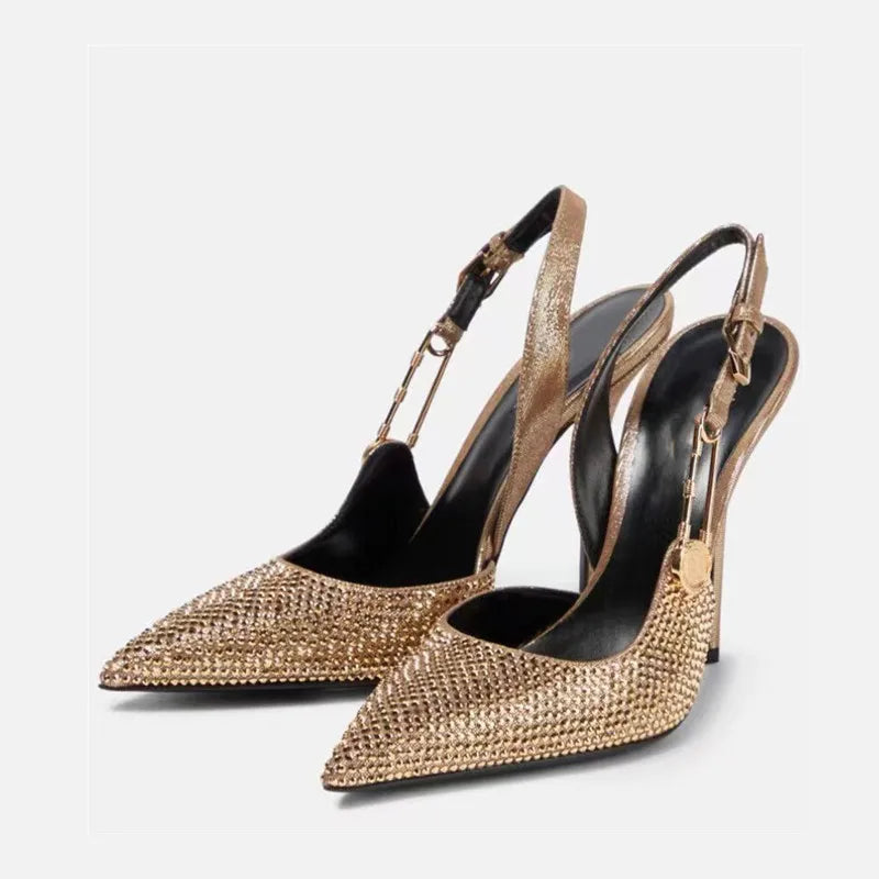 Quiana | Glamorösa Slingbacks – Strass och Paljetter För Eleganta Tillfällen 9