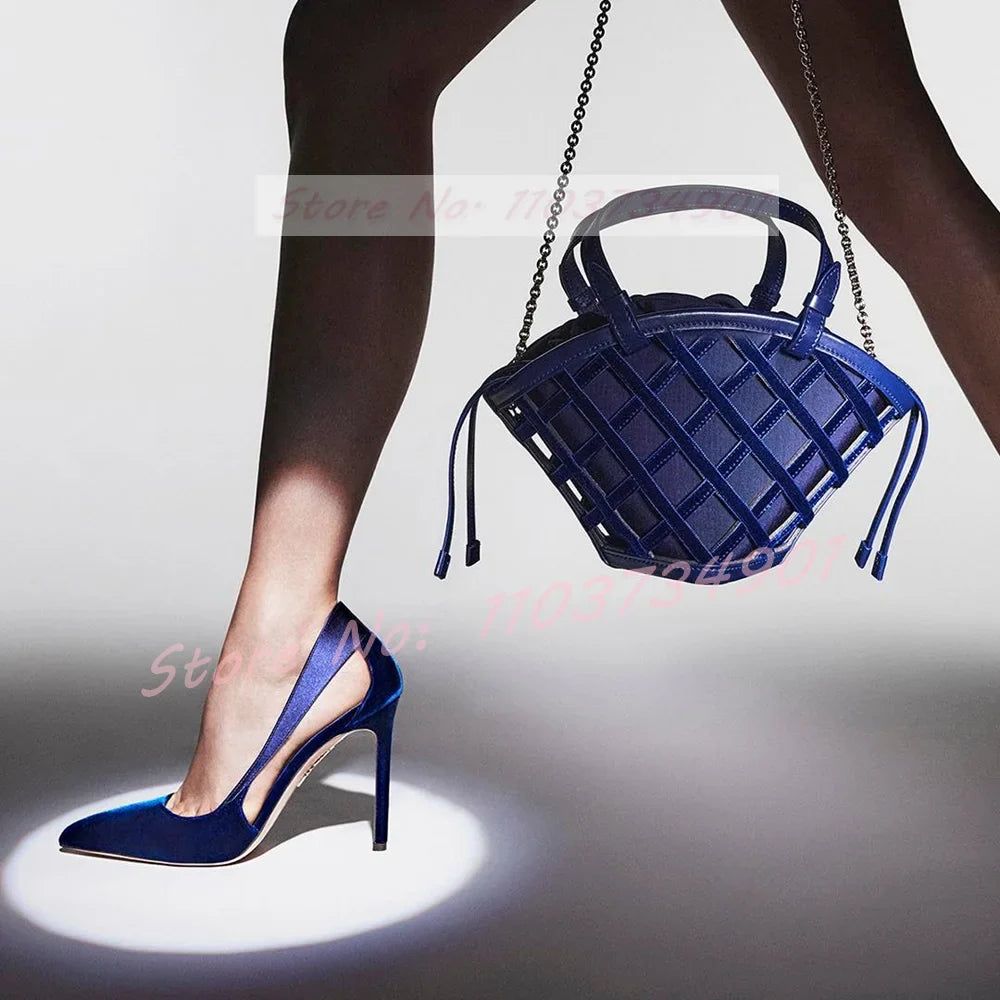 Marianna | Eleganta Flock Slip-On Stilettos För Stil Och Komfort 4