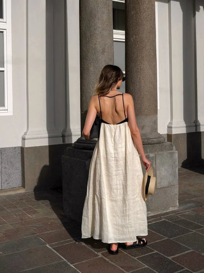 Carlotta | Maxiklänning Dam – Ihåliga Detaljer För Speciella Tillfällen 6