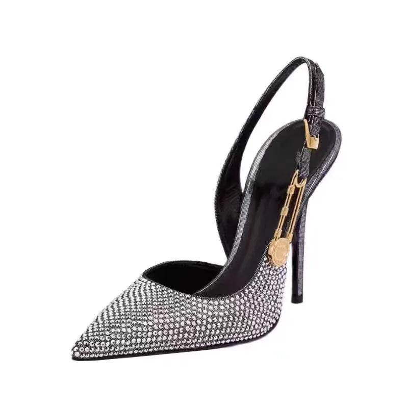 Quiana | Glamorösa Slingbacks – Strass och Paljetter För Eleganta Tillfällen 4