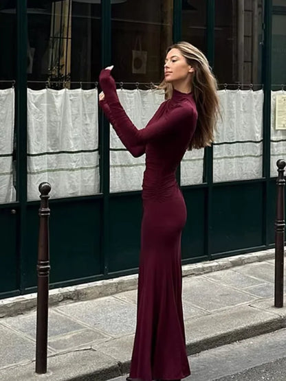 Sienna | Retro Röd A-Line Klänning Dam – Tidlös Elegans För Varje Tillfälle 4