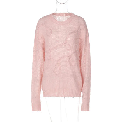 Kath | Elegant Stickad Tröja Dam – Komfort och Stil 7