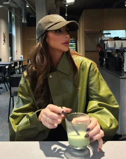 Penny | Tidlös Läderjacka Dam – Vintage Stil 5