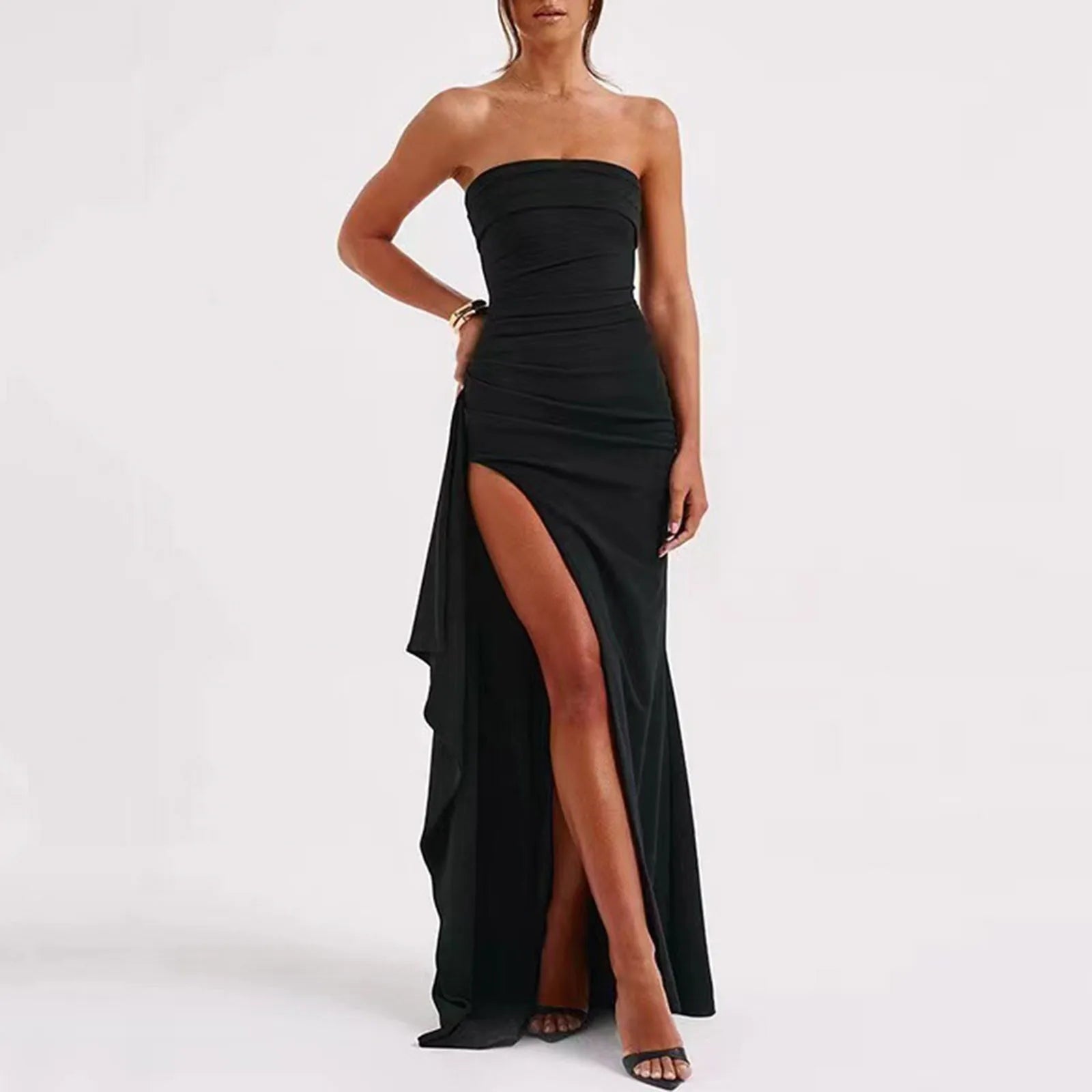 Nessa | Asymmetrisk Tunika Klänning – Lätt Material För Modern Stil 2