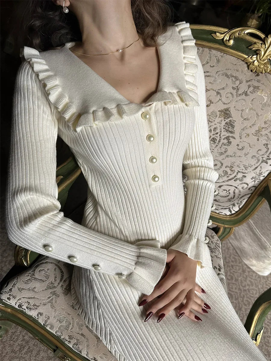 Felicity | Elegant Grön Maxiklänning Dam – Rufsad Design för Alla Tillfällen 5