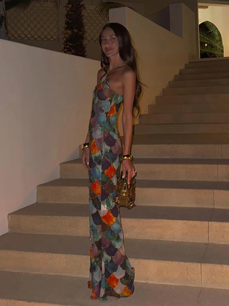 Tamira | Elegant Off-Shoulder Sjöjungfrufärgad Klänning – För Speciella Tillfällen 2