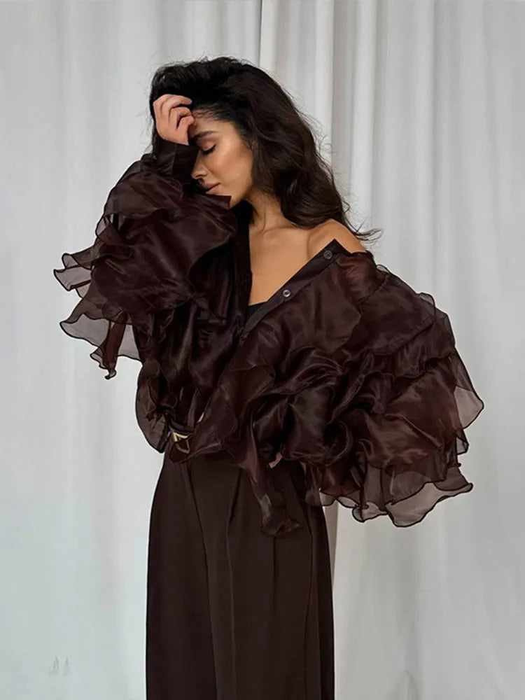 Shannon | Chic Veckad Skjorta – Lekfulla Detaljer För Elegant Stil 2