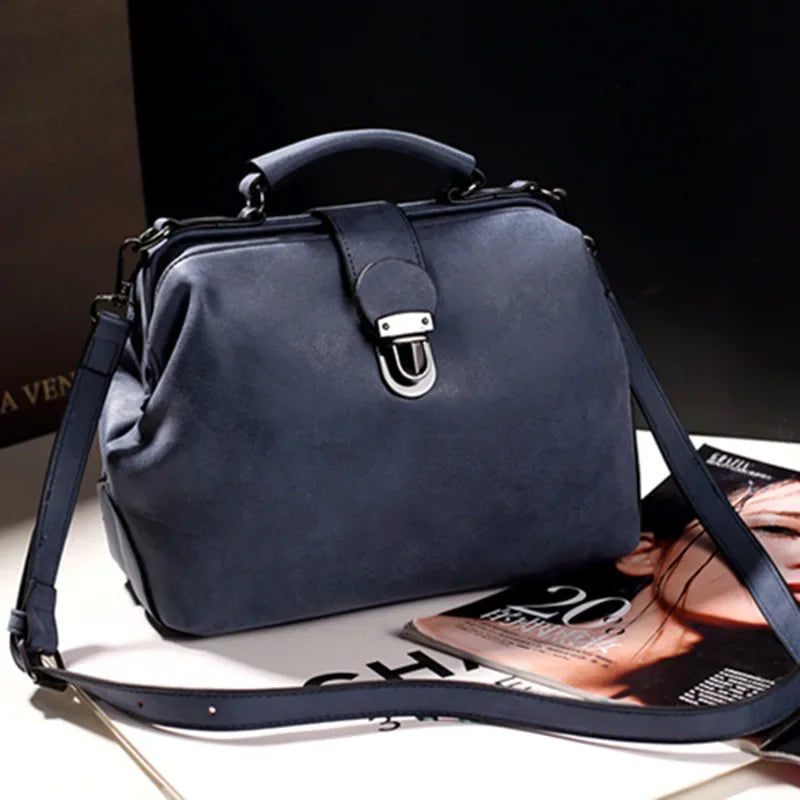 Elva | Lyxig Vintage Läderhandväska Dam För Tidlös Elegans 8