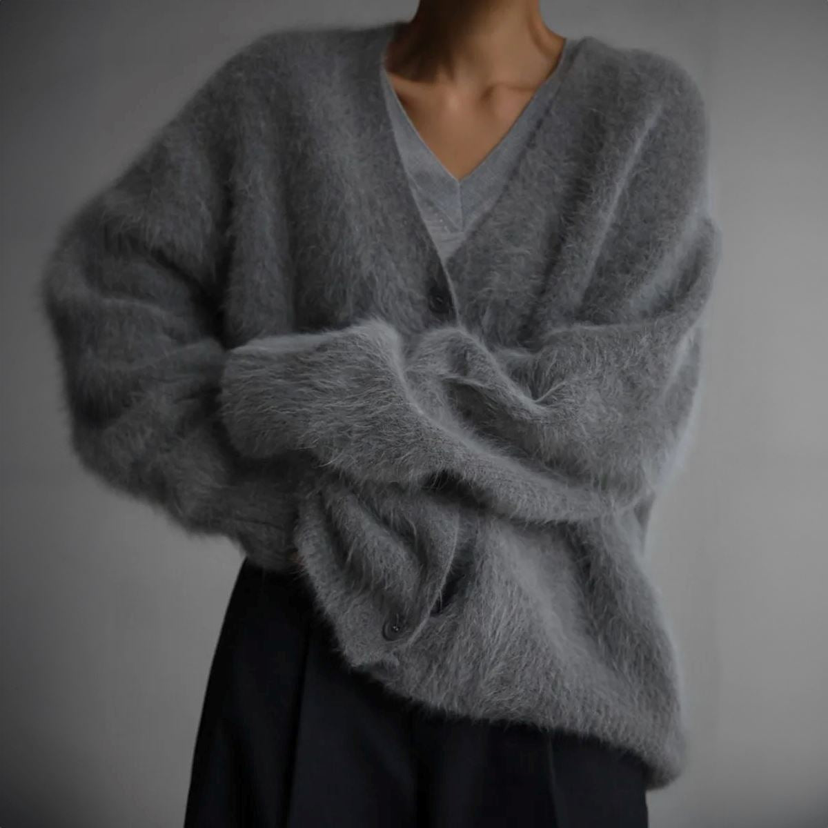 Variant image for Päls Cardigan - Ultra-Mjuk och Tidlös Design för Värme och Stil-7