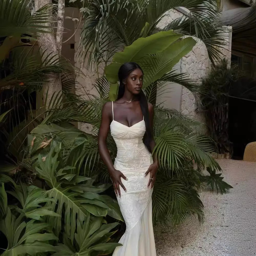 Niva | Elegant Spetsklänning – Beige För Formella Tillfällen 3