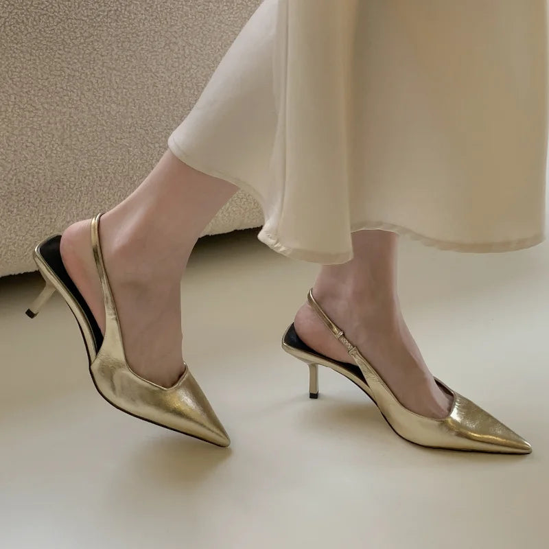 Estelle | Eleganta Stilettos – Justerbart Spännband Och Hög Klack 5