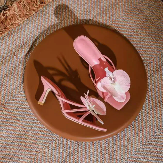 Mabelle | Eleganta Dam Sandaler – Blommig Design För Sommar 5